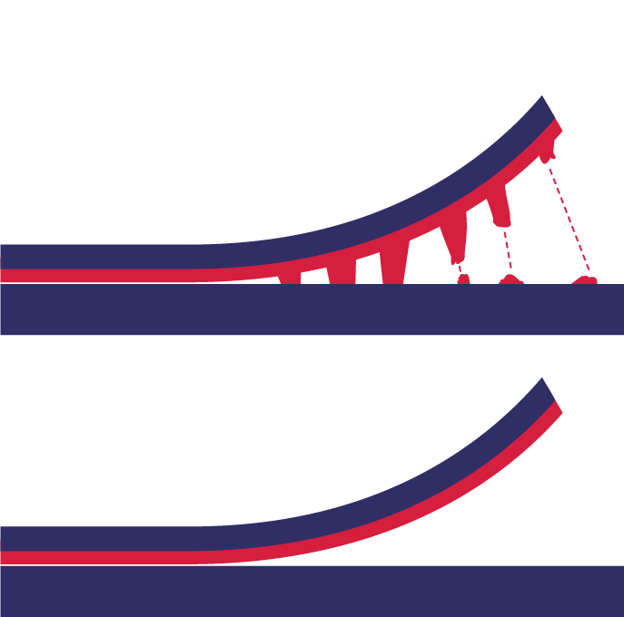 Figure 2. Removable PSAs help prevent residue left on the adherend